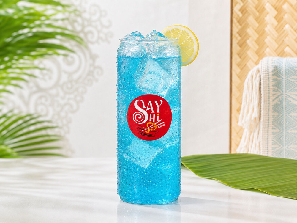 Blue sky soda